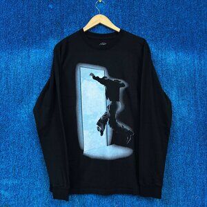 Kid Cudi Free Album Art & Smoke Spell Out Pop Long Sleeve S